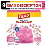 Glad ForceFlex MaxStrength 13G Bags, 90