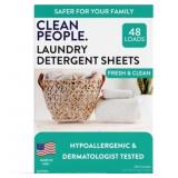 Clean People Detergent Sheets - Fresh & Clean