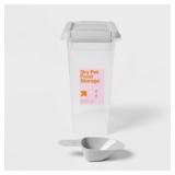 Pet Food Storage Tub with Scoop - 8lbs - up&up