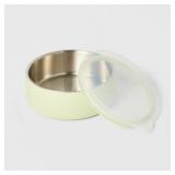 Lidded Stainless Steel Cat & Dog Bowl - 4 Cups