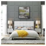 Modway Melanie Queen Tufted Bed White