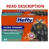 Hefty Ultra Strong Trash Bags 30gal 34ct