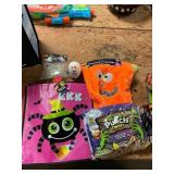 Halloween grab bag: lights, coloring books and dec