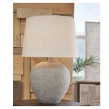 Signature Design Dreward Lamp, Gray, 3-Way