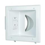 White 1-Gang 1-Decorator Wall Plate, 1-Pack