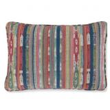 2 ea Orensburgh Red/Blue Striped Pillow 23x16 in