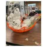 Halloween Bowl Filled with Halloween Themed Items