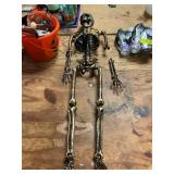 Damaged Plastic 3" black&gold skeleton