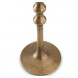 Larwick Gold Metal Pillar Candle Holder 2-Pack