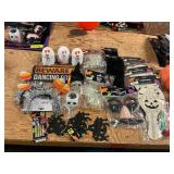 Ghost decor, light-up buckets, paddle ball kits