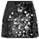 Gaunyy XL Sequin Mini Skirt