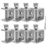 304 Stainless Steel C-Clamps 25mm 8-pack