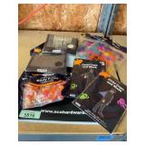 Gummy body parts, costume cape & mask & Misc
