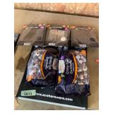 3pk creepy cloth & 2 bags eye gumballs
