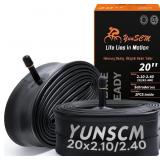 YUNSCM 2-Pack 20" Bike Inner Tubes