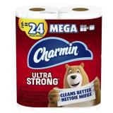 Charmin Ultra Strong Toilet Paper 6 Rolls
