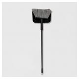 Floor Broom with Dust Pan Clip-On Set