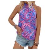 PRETTYGARDEN XXL Halter Top Women High Neck