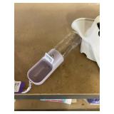 Dog Bottle 14oz - Purple, retractable leash, Misc