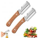 Multi Vegetable Peeler, Stainless Steel Blade
