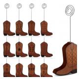 Novabright Cowboy Boots Table Card Holders