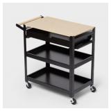 3-Tier Metal Rolling Cart - Brightroom