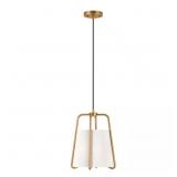 Marduk 1-Light Antique Brass Pendant