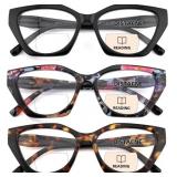 Bifocal Reading Glasses Cat Eye Hinge +2.0