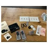 Fake nails, LED remotes, car charger, fence nails