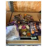 Fake spider webs,eye gumballs & Misc