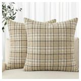 AVOIN Throw Pillow Covers 17x17 Set of 2