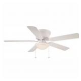 Hugger 52 in LED Ceiling Fan with Light