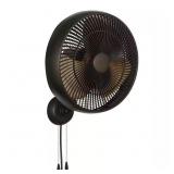 Henton 18" 3-Speed Oscillating Fan Wall Mount