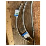 2ct 3/4"x3/4" 24" water heater connectors
