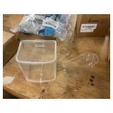 Acrylic box, Damaged glass for kerosene lamp