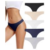 VOENXE Seamless Women Underwear Thongs