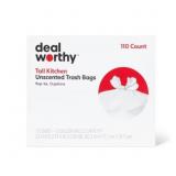 Tall Kitchen Trash Bags 13gal 110ct Dealworthy
