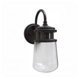 12.3 in. 1-Light Antique Bronze Wall Lantern