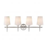 Horizon 30.5-in. 4-Light Nickel Vanity Light