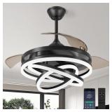 TXCSLY 42" Retractable Ceiling Fan