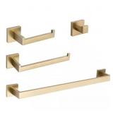 Brushed Gold 4-Piece Bath Hardware Set
