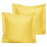 NTBAY 500TC Bagful Cotton Euro Shams 26x26