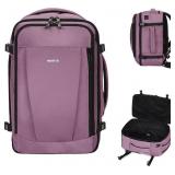 ECOHUB 30L Carry-On Backpack, USB Port, Pink