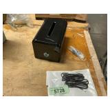 Locking letter/$ box, temperature probes