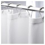 AmazerBath 78-Inch Shower Curtain, 72x78 White