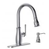 Kagan Single-Handle Pull-Down Faucet, Chrome