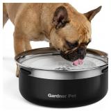 Gardner Pet Dog Water Bowl Stainless Steel 2L