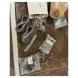 Plastic wicker repair kit with hardware, cord