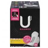 U by Kotex Balance Ultra Thin Pads 18ct