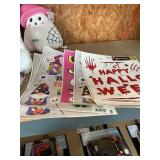 Halloween window clings & squishy kit